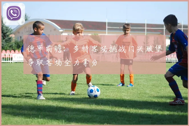 德甲前瞻：多特客场挑战门兴狼堡争取客场全力拿分